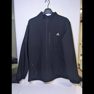 Adidas Golf Men's 2XL Black Lightweight Jacket Excellent Condition